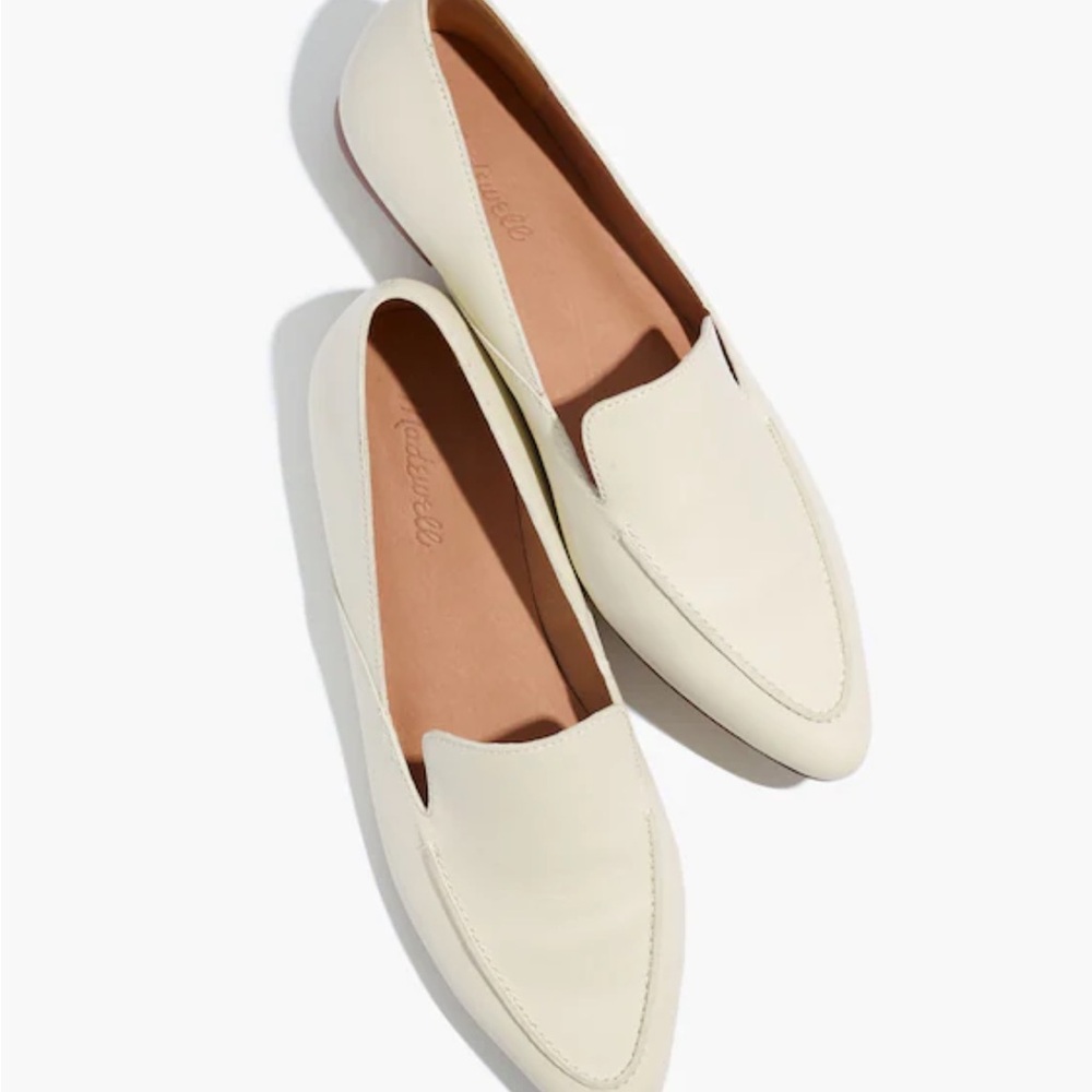 Madewell Cream Leather Loafers - Picture 6 of 6